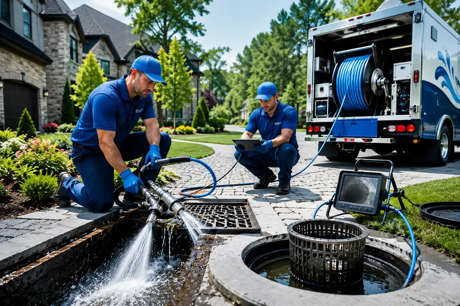 Local outdoor drain cleaning professionals in Covington, OH