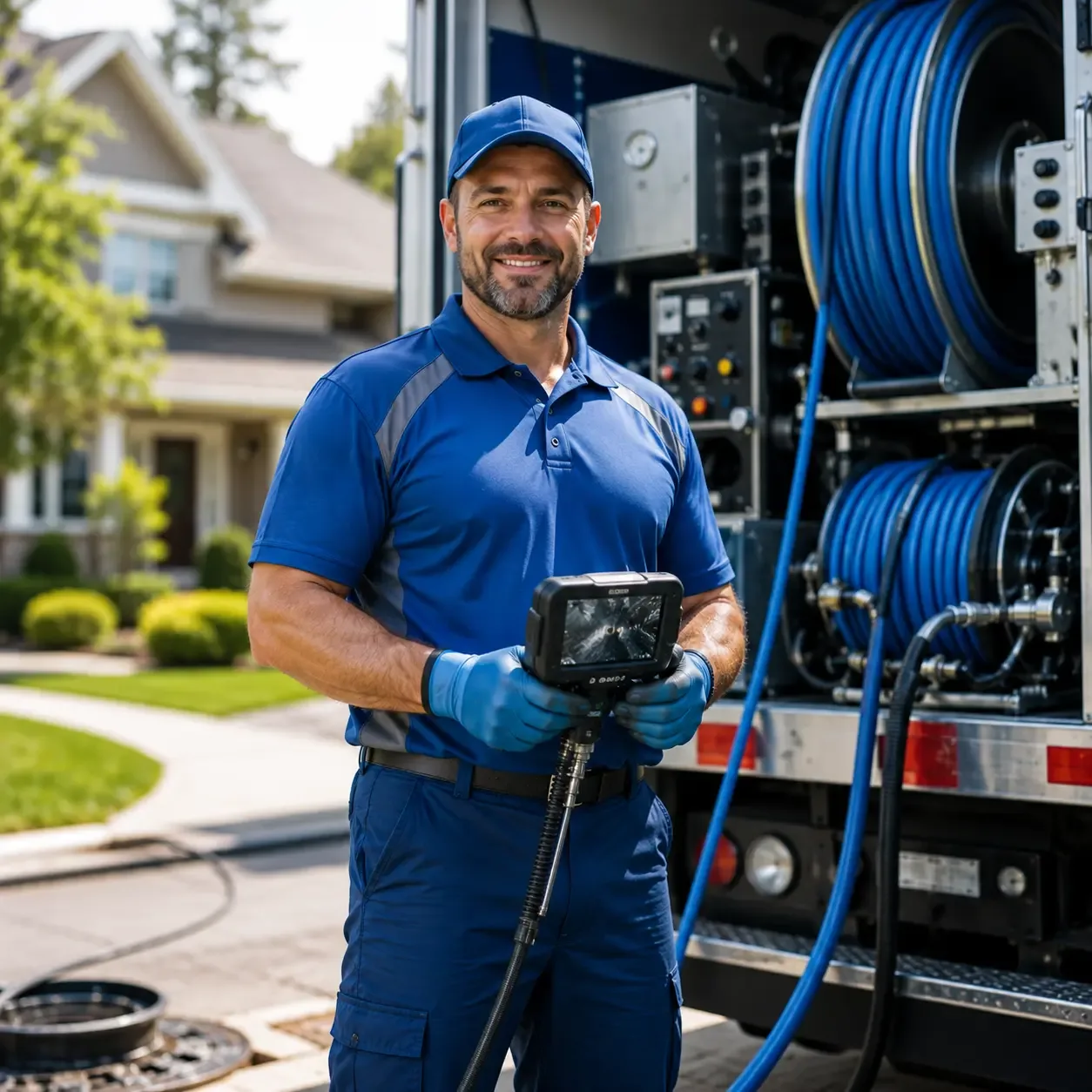 Local outdoor drain cleaning specialists in Covington, OH